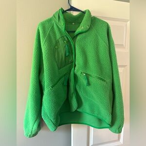 Green Sherpa Jacket